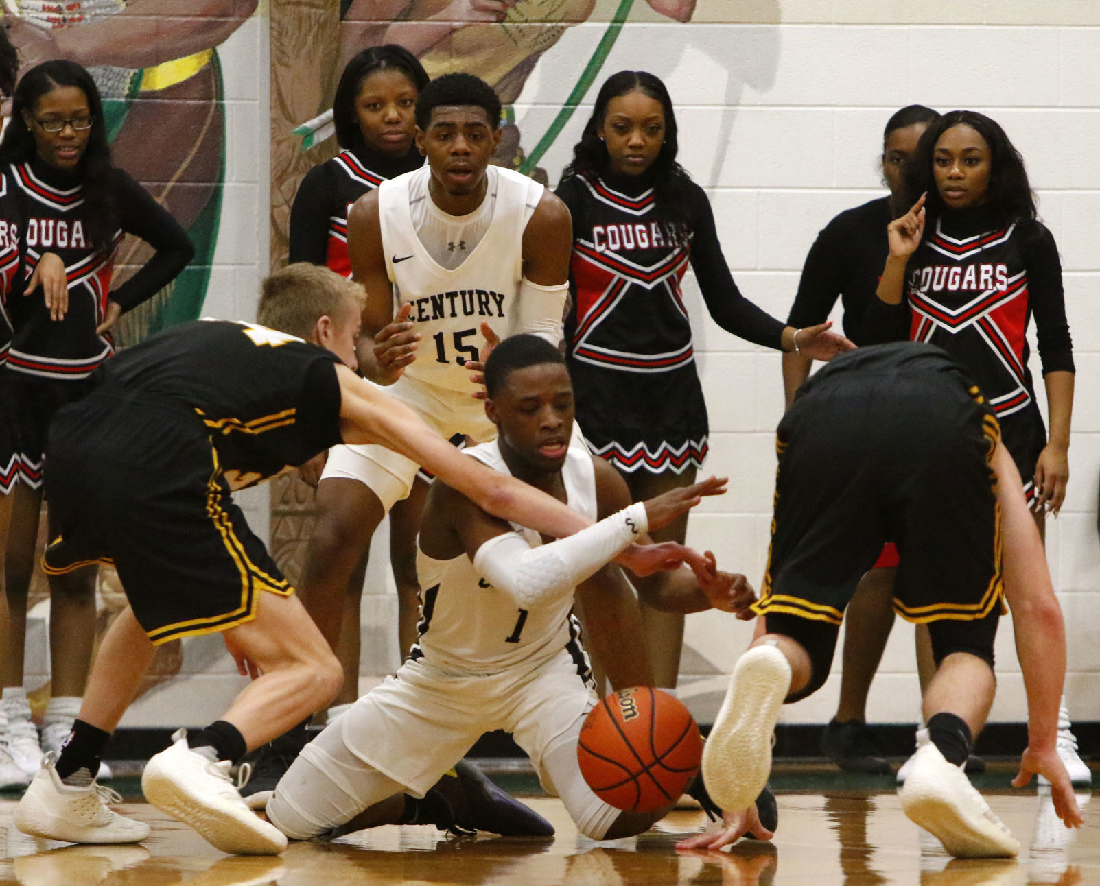 Boys basketball Class A sectional final - Kouts vs. 21st Century